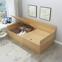 Lit tatami en bois massif contemporain de qualité garantie avec tiroir à pression d'air Offre Spéciale des meubles à bon prix