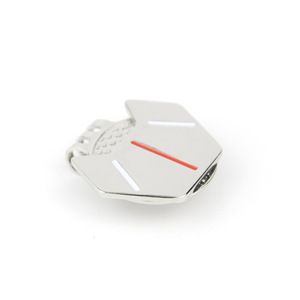 Magnetic Golf Ball Marker Hat <b>Clip</b> Set Metal <b>Silver</b> Black With Red Line For Golf Accessories - Product Image 2
