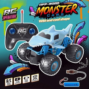 <span class=keywords><strong>Coche</strong></span> eléctrico de control remoto con ruedas grandes para niños, juguete al por mayor, 1:20, camión monstruo con control remoto, coches de juguete para niños - Product Image 2