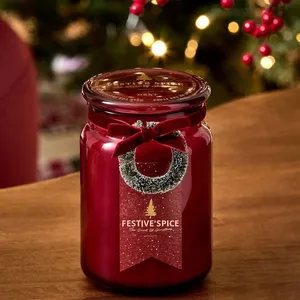 Ensemble cadeau <span class=keywords><strong>de</strong></span> luxe haut <span class=keywords><strong>de</strong></span> gamme pour chambre à coucher : Bougie <span class=keywords><strong>en</strong></span> cire <span class=keywords><strong>de</strong></span> soja <span class=keywords><strong>en</strong></span> forme <span class=keywords><strong>de</strong></span> guirlande <span class=keywords><strong>de</strong></span> sapin <span class=keywords><strong>de</strong></span> Noël, dans un pot <span class=keywords><strong>en</strong></span> verre avec <span class=keywords><strong>bouchon</strong></span> <span class=keywords><strong>en</strong></span> liège - Product Image 6