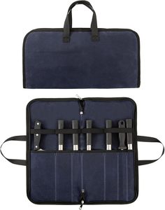 Estuche de Almacenamiento de Cuchillos Plegable de Lona con 4 Ranuras, Bolsa de Herramientas Portátil para Cuchillos de Chef, para Hombres y Mujeres, Muestra Gratis - Product Image 4
