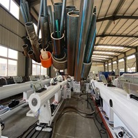Ligne de production de tuyaux en PVC/UPVC haute vitesse, extrudeuse de tubes en plastique pour conduites électriques, pour drainage et alimentation en eau