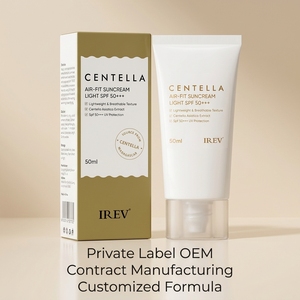 Centella Air-Fit <strong>Suncream</strong> Light SPF 50+++ Korean Skin Care Effective UVA/UVB Protection Beauty Products Factory IREV Sunscreen - Product Image 1