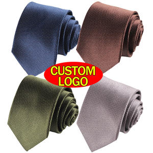 Лидер продаж, качественный дешевый деловой мужской галстук, оптовая продажа, однотонные галстуки из чистого шелка, 100% Галстуки ручной работы для мужчин - Product Image 1