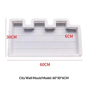 Moule en plastique moulé par injection pour clôtures de parterres de fleurs, applications pour pelouses, bassins à fleurs, briques, ciment/<span class=keywords><strong>béton</strong></span> - Product Image 4