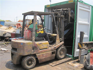 Chargement pour pelle sur chenilles Komatsu PC200-6 peinture originale Komatsu PC 200-6 20 tonnes Digger par conteneur - Product Image 3