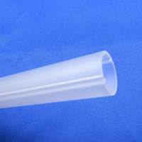 Tube en PMMA acrylique sablé, verre givré mat pour décoration lumineuse LED