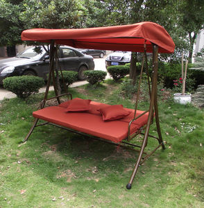 เก้าอี้ชิงช้าปรับได้พร้อมเบาะสำหรับระเบียงกลางแจ้ง<span class=keywords><strong>3</strong></span>คนหรูหรา - Product Image 4