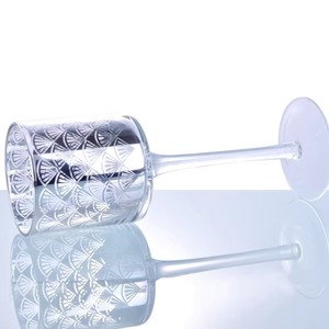 Candelabros de Vidrio Decorativos con Calcomanías Plateadas al por Mayor, Portavelas de Cristal <span class=keywords><strong>Baratos</strong></span> y Frascos de Cristal para Velas para Decoración del Hogar - Product Image 5