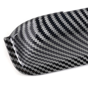 Cubierta para manija de puerta de coche, adhesivo con patrón de fibra de carbono para BYD Haiou 220mm 210mm - Product Image 2