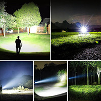 Lampe torche LED ultra-lumineuse de type 1101 Plus, outil d'urgence EDC, lampe de travail