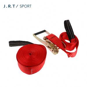 ชุดอุปกรณ์สำหรับกลางแจ้ง50ฟุต/15เมตรสายรัดแบนราบสำหรับฝึกสมดุลกีฬาเอ็กซ์ตรีม - Product Image 4