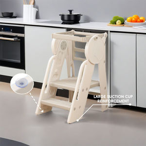 SUNNUO 2025 nouvelle cuisine salle de bain enfants échelle de marche <span class=keywords><strong>pliable</strong></span> hauteur réglable sûr et Stable bébé tour d'apprentissage - Product Image 5