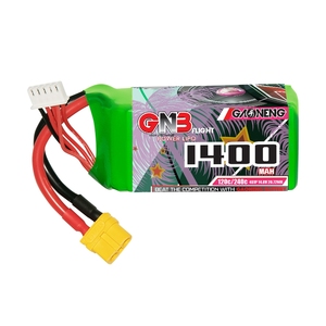 GAONENG GNB 1400MAH 14.8V 4S 120C XT60 RC LiPo Batterie Drone FPV Léger Nouveau Modèle High C rate - Product Image 1