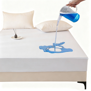 Funda Impermeable para <span class=keywords><strong>Cama</strong></span> de Poliéster Pongee, Múltiples Opciones de Color, Venta Directa de Fábrica para Hogares y Hostales - Product Image 4