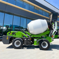 Nouveau camion malaxeur à béton mobile entièrement hydraulique de Chine, auto-chargeant avec moteur fiable