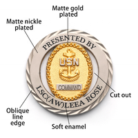 Échantillon Gratuit Pièces Personnalisées en Métal de Toute Forme Souvenir Pièces de Collection Personnalisées Émail 2D 3D Alliage Plaqué Or Argent Pièce de Défi