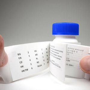 Étiquettes autocollantes multicouches personnalisées pour livrets, fabriquées en usine, avec instructions adhésives pliables - Product Image 1