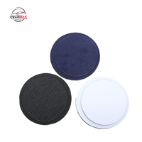 Tampon de polissage en denim de 5 pouces pour le décapage de peau d'orange, qualité supérieure, rond, pour polisseuses rotatives/oscillantes, en mousse, pour l'entretien automobile, vente en gros