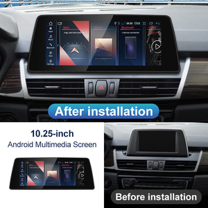 Nuovo ID6 ID7 ID8 Wireless CarPlay AUTO 10.25 pollici per <span class=keywords><strong>BMW</strong></span> Serie <span class=keywords><strong>2</strong></span> F45 F46 Lettori video per auto GPS Navi - Product Image 2