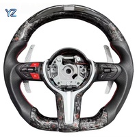 Volant de voiture en fibre de carbone LED M Sport personnalisé YZ pour BMW X1 X2 X3 X4 E81 F10 F20 F30 F21 F22 M4 F82 M2 F87 E91 E92 E93