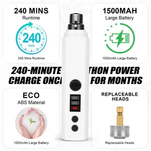 Cortauñas para mascotas con lámpara LED, cortador de uñas para gatos, bajo nivel de ruido, limpiador de patas portátil, accesorios para perros, venta al por mayor - Product Image 5