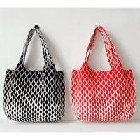 Sac fourre-tout en toile à motif géométrique, sac à main à bandoulière de grande capacité pour femmes, pour la plage, le shopping, le pique-nique
