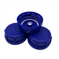 Tapón de ventilación de HDPE/PE blanco de 55 mm al por mayor con función antivuelco y tapa de boquilla de plástico de 15 mm para uso industrial/agrícola