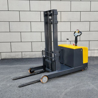 Gerbeur semi-électrique certifié CE de 2 tonnes et 2 mètres, chariot élévateur électrique à conducteur marchant avec une capacité de levage élevée