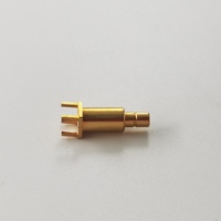 Connecteur d'antenne à sertir jack mâle SMB coaxial RF pour montage sur circuit imprimé