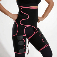 Attelle de hanche personnalisée en néoprène pour soulagement de la douleur sciatique, avec compression de la cuisse et des ischio-jambiers, stabilisateur et coussinet inguinal lumineux