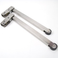 Coordonnateur de porte de type dissimulé SS 304 pour barre plate de porte commerciale avec barre de remplissage