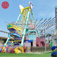 Manège extérieur Électrique Bateau Pirate en Fibre de Verre pour Fêtes Foraines et Parcs d'Attractions, pour la Famille, à Vendre