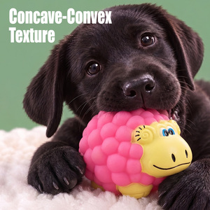 Nunbellpets Giocattolo per <span class=keywords><strong>Cani</strong></span> in Vinile a Forma di Pecora, Giocattolo Interattivo a Forma di <span class=keywords><strong>Agnello</strong></span> per Cuccioli, Giocattoli da Masticare per <span class=keywords><strong>Cani</strong></span> di Piccola e Media Taglia, Forniture per Animali Domestici - Product Image 3