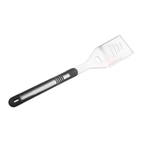 Ensemble d'outils de barbecue 3 pièces en acier inoxydable, kit d'accessoires pour grillades avec spatule, fourchette et pinces pour le camping en plein air et les grillades en arrière-cour