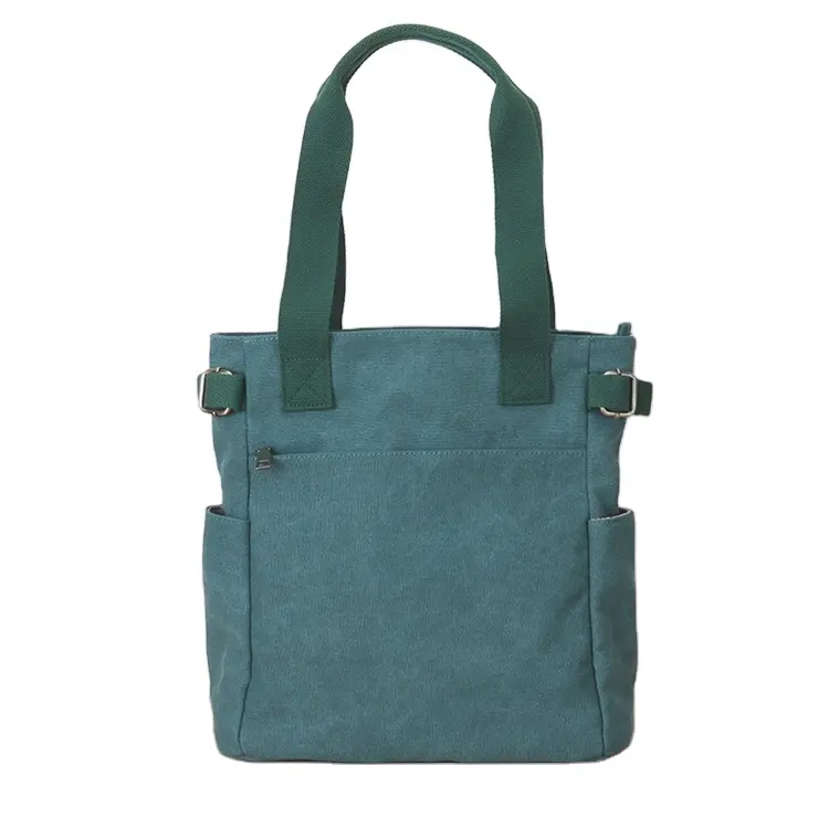 Grand sac à main en toile écologique pliable, fourre-tout réutilisable, pour les courses, usage quotidien, de couleur unie, pour femme, offre spéciale
