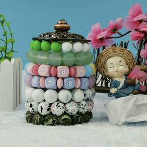 Perles en silicone pour bébé, vente chaude 2025, jouets en silicone pour la dentition, 15 mm, bonbons en silicone, bijoux faits à la main, ceinture en gros - Product Image 5