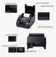 Mesin Kasir POS USB Desktop Harga Terjangkau dengan Printer Thermal 58mm untuk Restoran XP-58IIH Tersedia