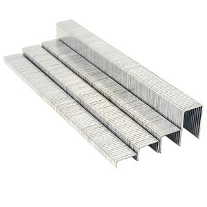 Qualité industrielle 1010J Cloueur Pneumatique 10mm Tige Lisse Brad Nails Meubles <span class=keywords><strong>Menuiserie</strong></span> Travail U Type Pack Fer Agrafe - Product Image 2