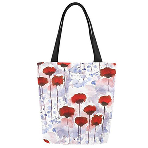 Sac fourre-tout magique avec motif de princesse sirène de conte de fées nageant avec un dauphin et une queue scintillante - Product Image 2