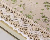 Housse de réfrigérateur minimaliste écologique en coton et lin avec poches latérales et design multifonctionnel