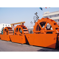 Laveuse de sable à roues Hongxing série XS 20-65 T/h avec moteur AC et lubrification à l'huile fine pour l'exploitation minière de carrières de gravier