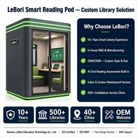 Cabina de Estudio Inteligente Leborui con IA, Ecológica, Resistente al Agua, Reciclable, Aislada del Ruido, para un Estudio Privado y Concentrado