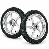 Roues HSKABIN CST Street Mag 17 pouces 100/80-17 130/70-17 pour moto électrique Surron, pneus Supermoto Ultra Bee