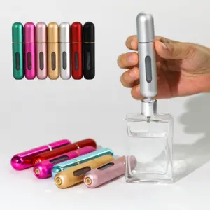 Parfum Sprüh flasche 5ml Travel Aluminium wiederauf ladbarer Parfüm zerstäuber, Atomizador Parfüm Porta til