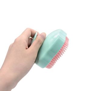 Nuevo cepillo exfoliante de baño de silicona de estilo Simple para masaje de baño y ducha de bebé con aplicación de cabeza Color personalizado - Product Image 6