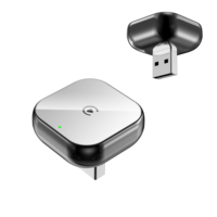 Adaptador inalámbrico CarPlay Android Auto Multimedia Box - Plug & Play USB Dongle para pantalla Tesla, compatible con Streaming Media Player