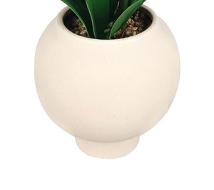 Oh Arts Wholesale Decoration Fleur artificielle Papillon Fleur artificielle Orchidée au toucher réel dans un pot en céramique - Product Image 2