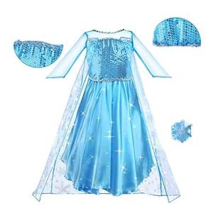 Vestidos de Princesa HP para Niñas, Disfraces de Carnaval de la Película Elsa para Fiestas de Cumpleaños - Product Image 3