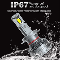 Liaway N2 H7 H8 H11 9005 9006 H1 Faros LED para Auto, 140W de Alta Potencia, Luz Blanca de 6500K, Bombilla para Auto de 6000LM, 9-36V, Ajuste Universal